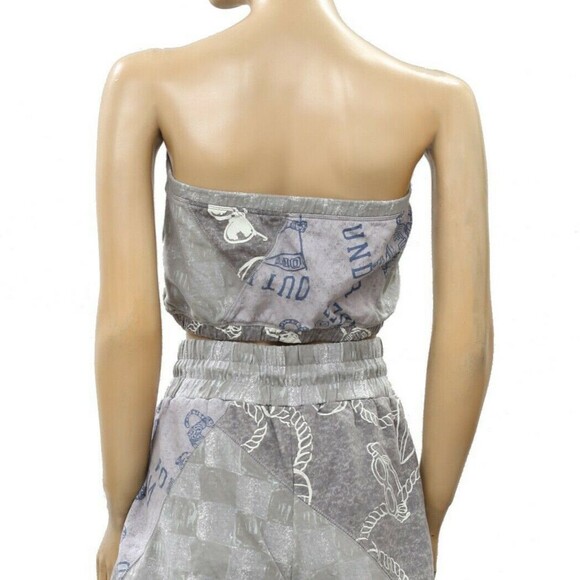 Out From Under Urban Outfitters Mason Spliced Tube Top Beach Printed M 217034 - Picture 5 of 8